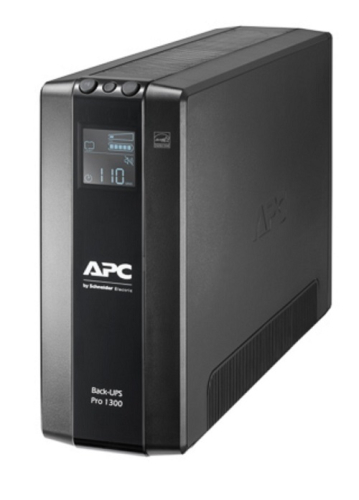 Back UPS Pro BR 1300VA, 8 Outlets, AVR, LCD Interface