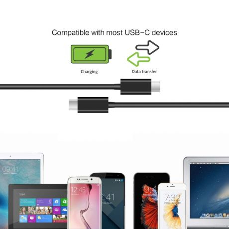 Cabo EWENT EC1035 USB-C para USB-C, 1m