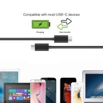 Cabo EWENT EC1036 USB-C para USB-C, 1.8m