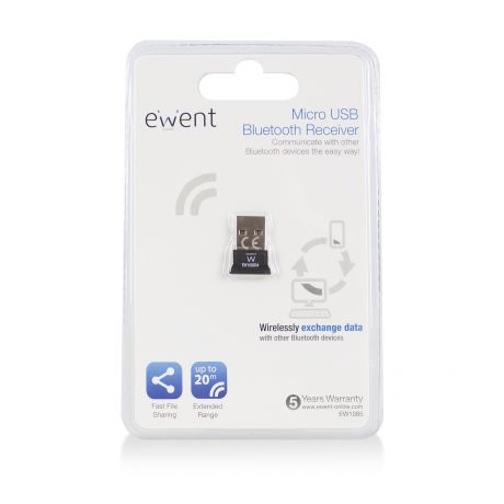 Adaptador USB Ewent EW1085 Bluetooth 4.0