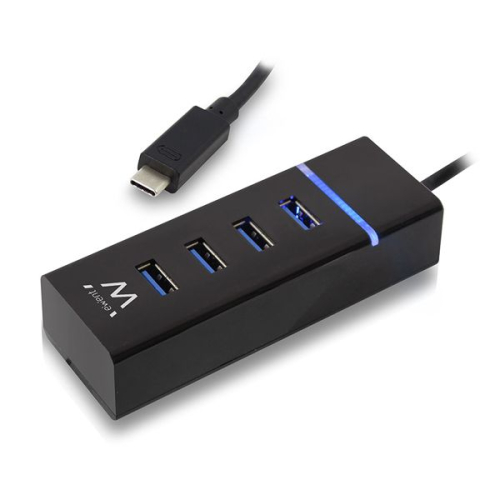 Hub USB 3.1 Gen1 4 portas type C, USB powered