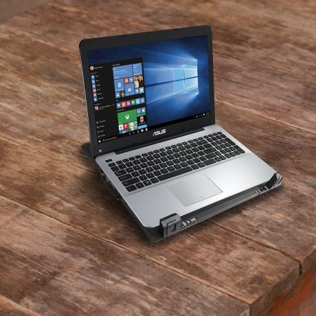 Base Portátil EWENT EW1258 + 1 grande fan silenciosa até 17" + 2 portas Usb EW1258