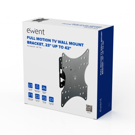 Suporte de Parede M para TV de Rotação Fácil com 1 ponto de articulação, 13 - 42"