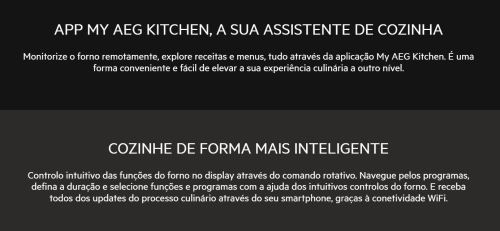 Forno encastre AEG BSE999330M 60Cm vapor 70L Classe B