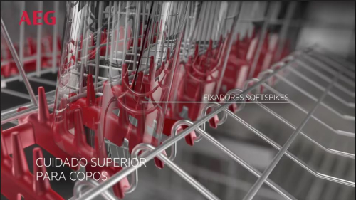 Maquina Lavar Louça Encastre AEG FSE63307P 12 Conjuntos 60Cm Classe D