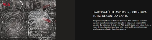 Maquina Lavar Louça Encastre AEG FSE63307P 12 Conjuntos 60Cm Classe D