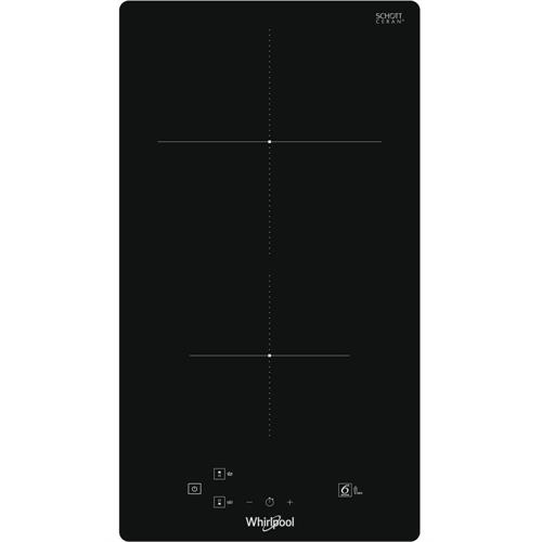Placa Inducao WHIRLPOOL WSQ0530NE Encastre 3700W 2 Zonas 29Cm