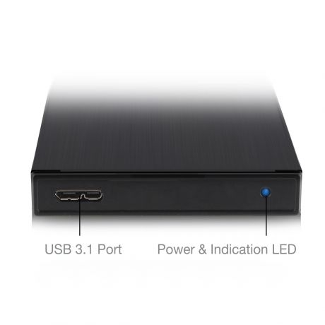 Caixa EWENT EW7032 Externa USB 3.1 Gen1 Alumínio 2.5" SATA