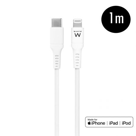 Cabo EWENT EW9915 USB Type-C Lightning para Apple 1.0 mt