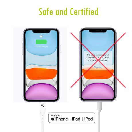 Cabo EWENT EW9915 USB Type-C Lightning para Apple 1.0 mt