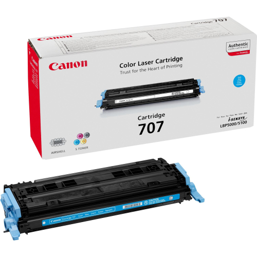 707C - Cartridge Cyan para LBP-5000 (2,000 prints 5% / ISC19752)