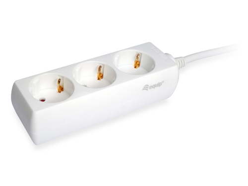 Cabo Extensão EQUIP 3-Outlet 250V, 16A 50/60Hz branco - 245550