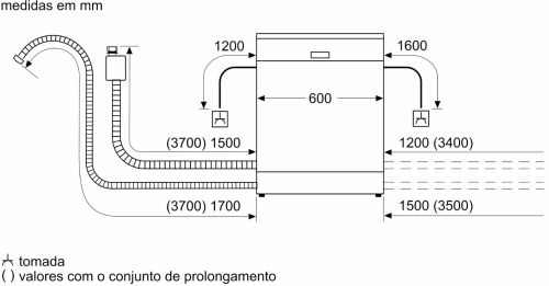 Maquina Lavar Louça Encastre SIEMENS IQ100 SN61HX08VE 13 Conjuntos 60Cm Classe E