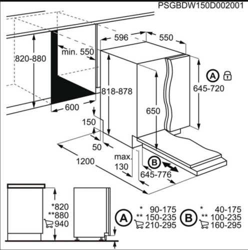 Maquina Lavar Louça Encastre ZANUSSI ZDLN2521 13 Conjuntos 60Cm Classe E