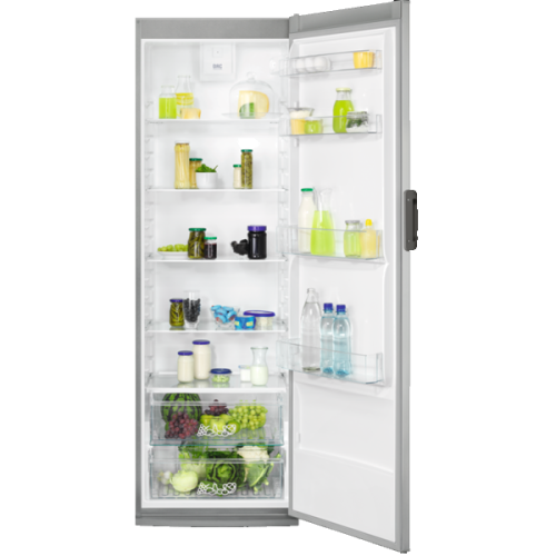 Frigorifico 1 Porta Cor Inox ZANUSSI ZRDN39FX 390LT 186x59.5x63.5 Classe F