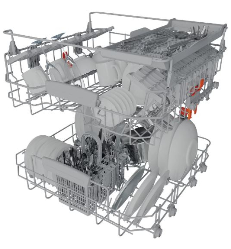 Maquina Lavar Loiça Encastre H.ARISTON HIC 3C26 CW 14 Conjuntos 60Cm Classe E