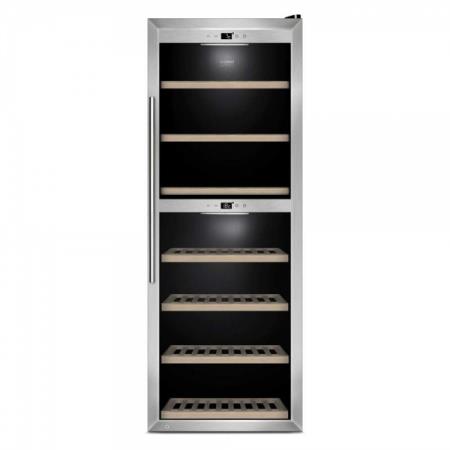 Garrafeira WineConfort CASO SMART 5CASOD728G Cor Inox 159 x 59.5 x 68.5 Classe G