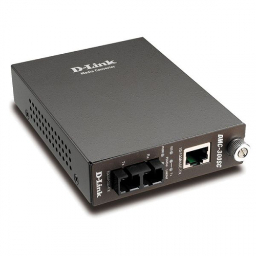 10/100BaseTX to 100BaseFX Multimode Media Converter com SC Fiber Connector (D-Link Assist - Categoria C)