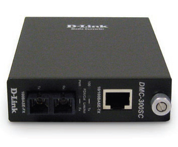 10/100BaseTX to 100BaseFX Multimode Media Converter com SC Fiber Connector (D-Link Assist - Categoria C)