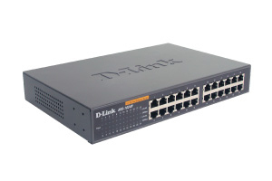24-Port 10/100Mbps Fast Ethernet Unmanaged Switch Desktop/Rackmount (D-Link Assist - Categoria C)