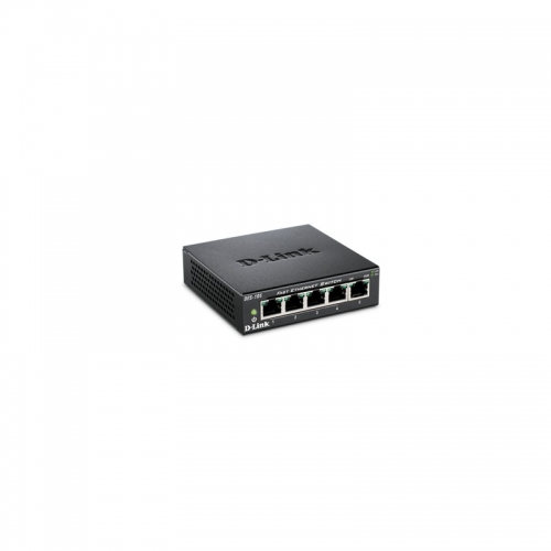5-port 10/100Mbps Unmanaged Switch - Metal Housing