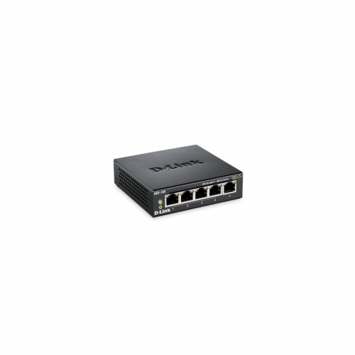 5-port 10/100/1000Mbps Gigabit Switch - Metal Housing