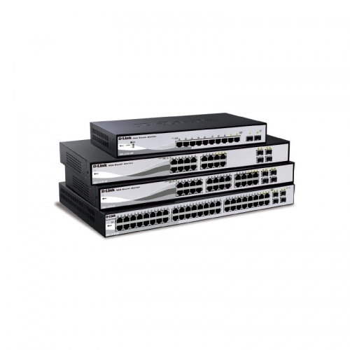 48-Port 10/100/1000Mbps Gigabit Smart Switch including 4 Combo 1000BaseT/SFP