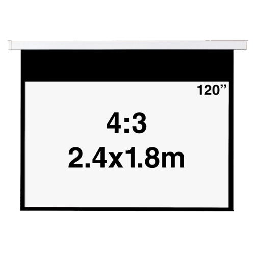 Tela de Suspensão Manual 120", dimensão da tela: 2480 x 2105