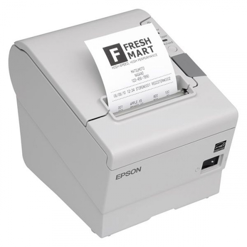 Impressora de recibos linha térmica Epson TM T88V Branca , C31CA85012