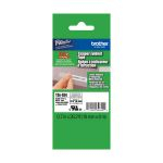 Fita laminada de segurança de 18 mm, comprimento: 8 m - Texto preto sobre fundo branco