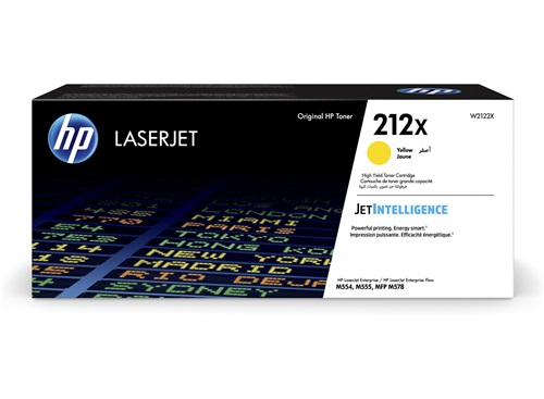 HP 212X High Yield Yellow Original LaserJet Toner Cartridge