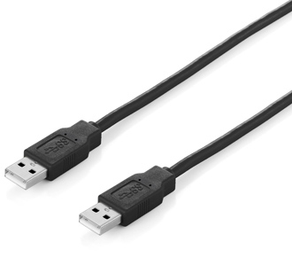 Cabo USB 2.0 Type A Macho > Type A Macho  1,8m black