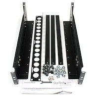 STARTECH Trilhos universais para rack de servidor 3U - Trilhos de montagem fixa - Trilhos de montagem em rack com profundidade ajustável de 19" | UNIRAILS3U