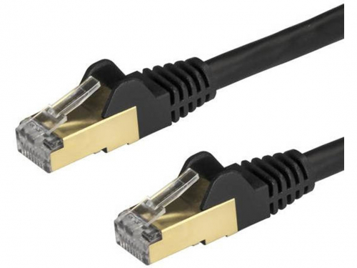 CABLE 0 5M STP CAT6A NEGRO