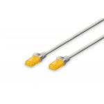 DIGITUS CHICOTE CAT6A UTP LSZH 1MT CINZA