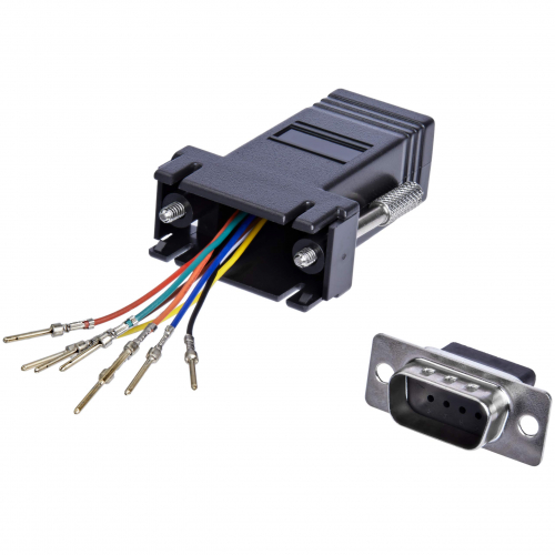 ADAPTADOR MODULAR DB9 A RJ45