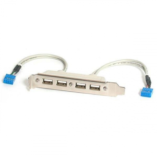 CABEZAL BRACKET 4 PUERTOS USB 2.0