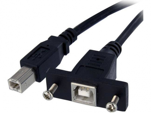 USB MONTAJE EN PANEL  USB B A USB