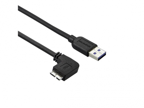 CABLE 1M MICRO USB 3.0 ACODADO