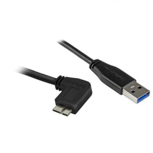 CABLE 0 5M MICROUSB 3 ACODADO