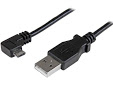 CABLE 2M MICRO USB ACODADO
