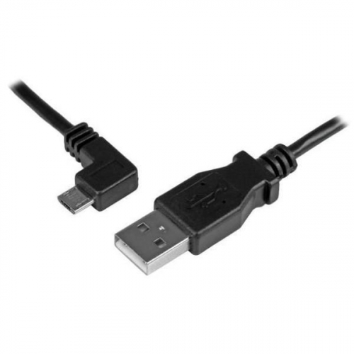 CABLE 1M MICRO USB ACODADO