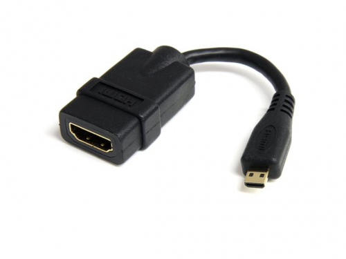 Cabo HDMI STARTECH.COM HDADFM5INI 0,127cm M HDMI TYPE A (STANDARD) HDMI TYPE D (MICRO) PRETO