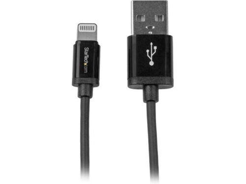 CABLE 1M LIGHTNING A USB NEGRO