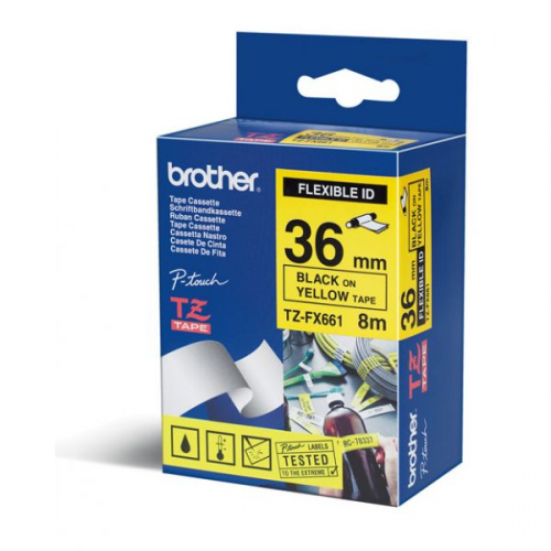 CINTA ROTULADORA AMARILLO/NEGRO