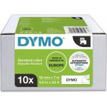 PK10 D1-CINTAS DYMO 12MMX7M NEG/BLA