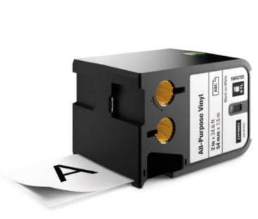 Fita DYMO Vinyl Preto Sobre Branco (7 mts/5,4cm) - 1868755