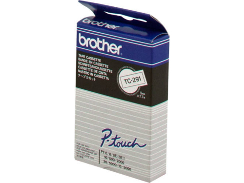 CINTA ROTULADORA BLANCO/NEGRO 9MM