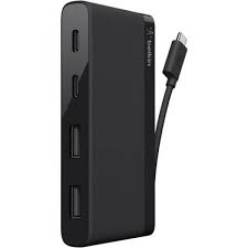 3.0 USB-C TRAVEL HUB BLACK