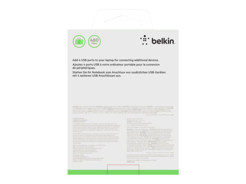 USB 2.0 4- TRAVEL PORT HUB